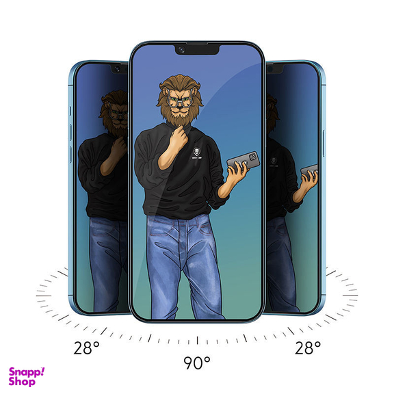محافظ صغحه نمایش گرین مدل steve glass مناسب برای گوشی موبایل اپل iphone 12 promax