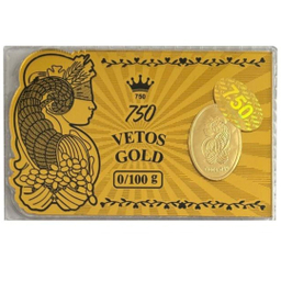 شمش طلا 18 عیار سین سان مدل SN1001