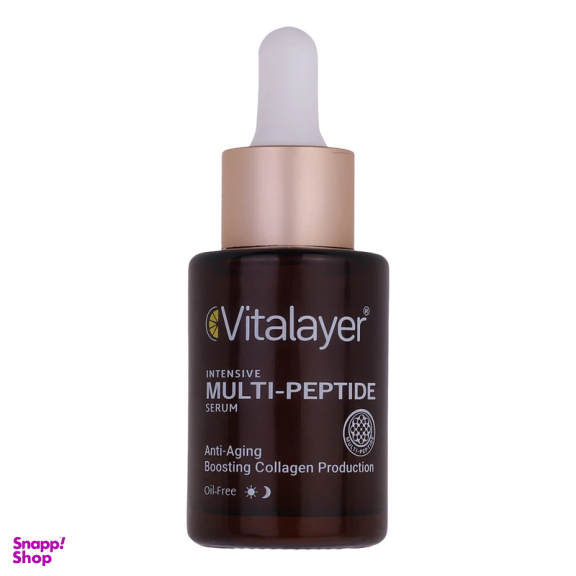 سرم ضد چروک ویتالیر مدل Multi Peptide حجم 30 میلی لیتر