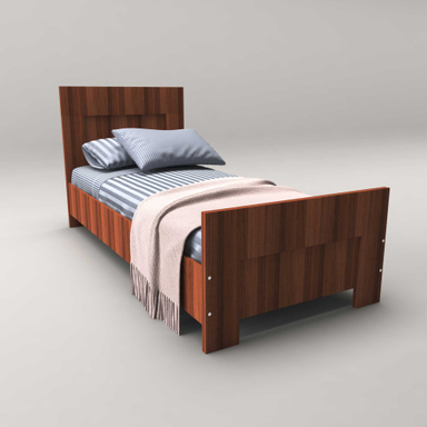 تخت خواب یکنفره اعیان مدل FH363 سایز 200×90 سانتی متر