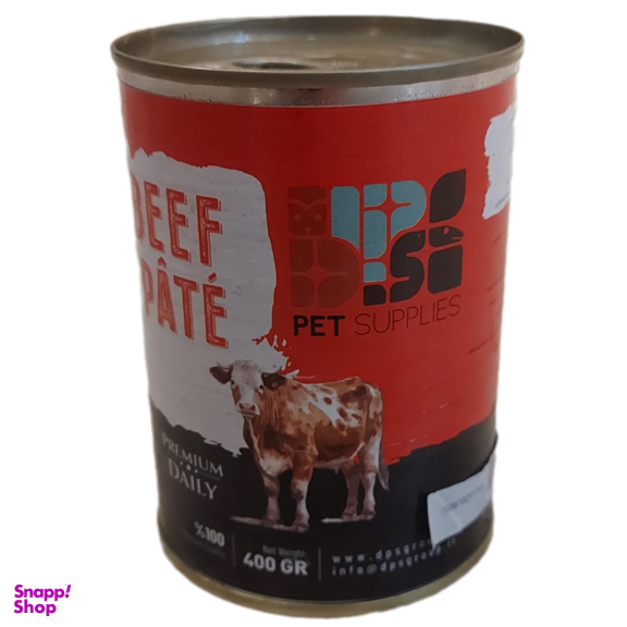 کنسرو گربه دی پی اس گروپ مدل بیف کد 21081 وزن 400 گرم