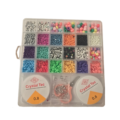 پک دستبند سازی طرح crystal tec مدل دنیای خلاق تو