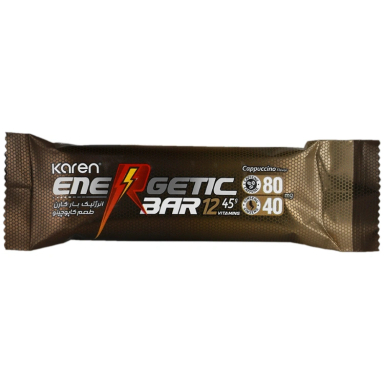 انرژتیک بار کارن مدل شکلات و کاپوچینو وزن 45 گرم