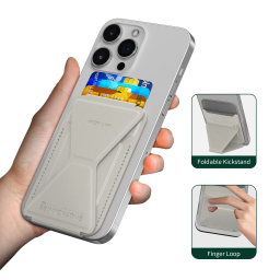 هولدر و جاکارتی مغناطیسی گوشی موبایل گرین لاین مدل Magnetic Wallet MagSafe Compatible