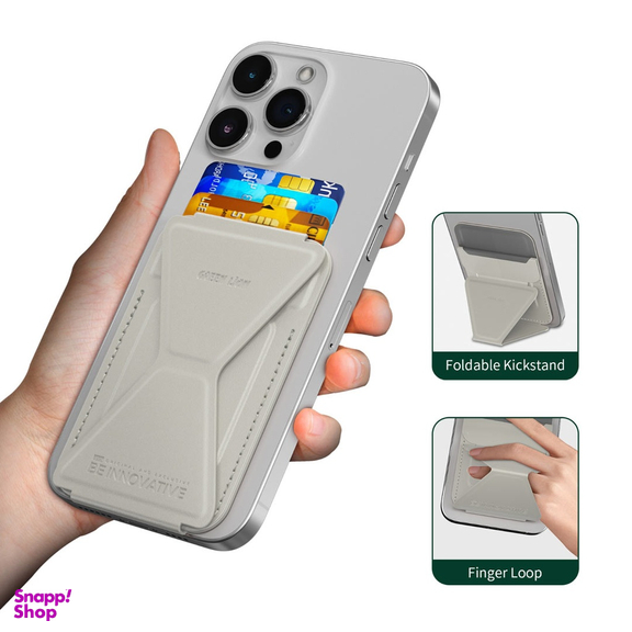 هولدر و جاکارتی مغناطیسی گوشی موبایل گرین لاین مدل Magnetic Wallet MagSafe Compatible