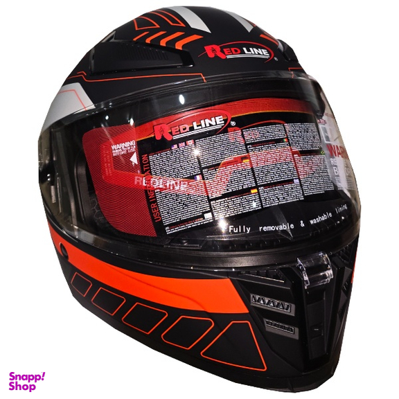 کلاه کاسکت ردلاین مدل فک ثابت عینک دار کد 942