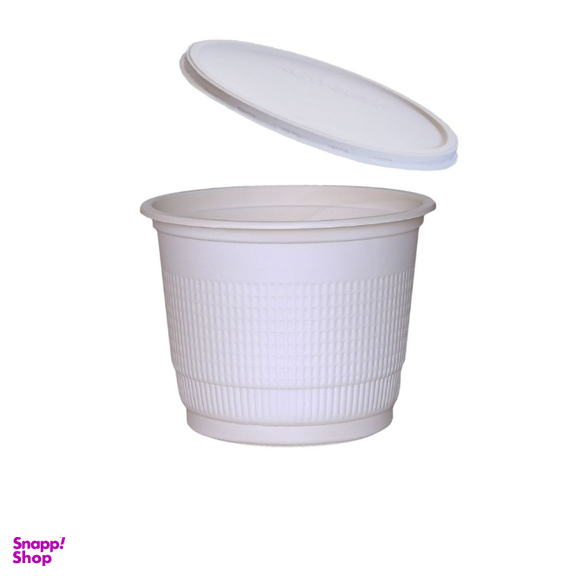 سطل گیاهی یکبار مصرف آملون کد 3911072 بسته 6 عددی