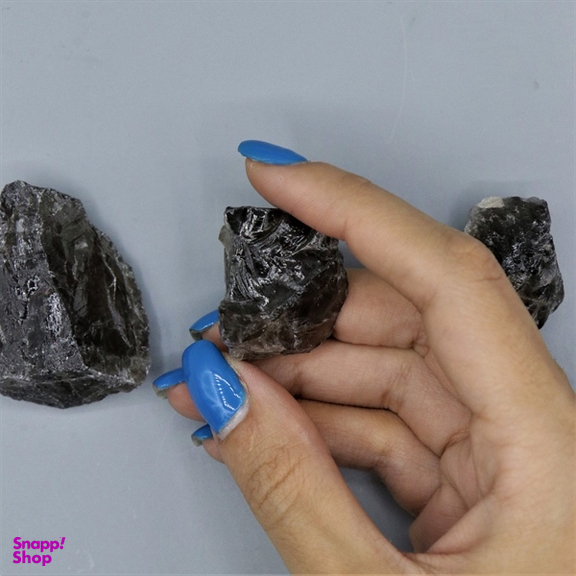 سنگ راف کوارتز دودی کد 01