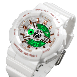 ساعت مچی عقربه ای اسکمی مدل 1689 رنگ سفید