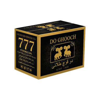 چای سیاه شکسته طلایی دو قوچ وزن 1 کیلوگرم