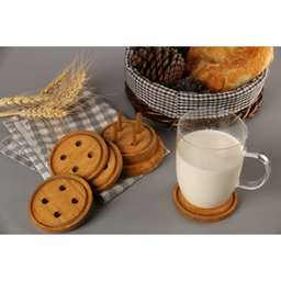 زیر لیوانی مدل دکمه