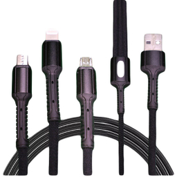 کابل تبدیل USB به microUSB/USB-C/ لایتنینگ گو-دس مدل GD-UC511 طول 1.2 متر