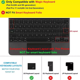 محافظ کیبورد کوتتسی مدل MB1072 مناسب آیپد پرو 10.2 اینچ