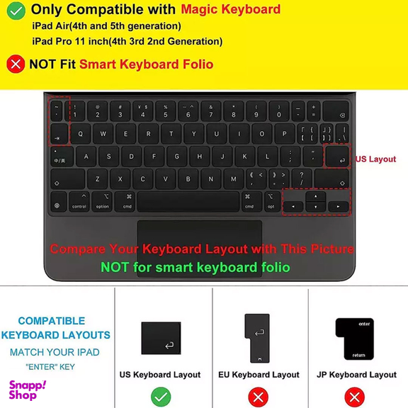 محافظ کیبورد کوتتسی مدل MB1072 مناسب آیپد پرو 10.2 اینچ