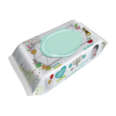 دستمال مرطوب کودک سون کویین مدل Sensetive بسته 60 عددی