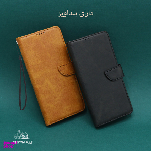 کیف کلاسوری دیامانته مدل Scusa Bk مناسب گوشی موبایل سامسونگ Galaxy A22 5G به همراه بند آویز
