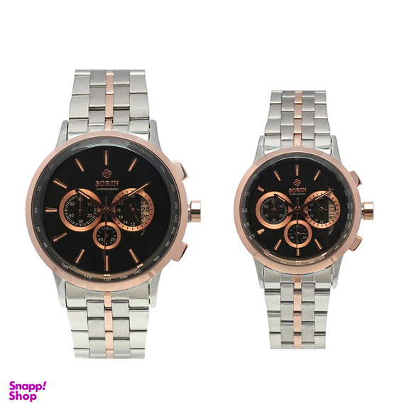 ست ساعت مچی عقربه ای زنانه و مردانه سورین مدل GL0914P-ST06B