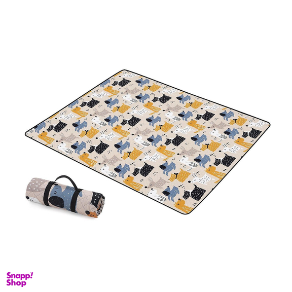 زيرانداز کمپينگ نیچرهایک مدل 240×210 Printed Patterned Picnic Mat کد FCD01