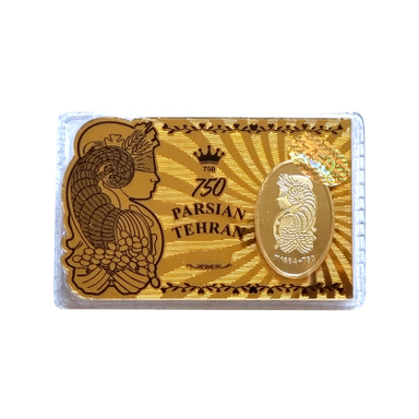شمش طلا 18 عیار سین سان مدل SN1001