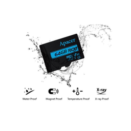 کارت حافظه microSDXC اپیسر مدل V30 A1 کلاس 10 استاندارد UHS-I U3 سرعت 100MBps ظرفیت 64 گیگابایت به همراه آداپتور SD