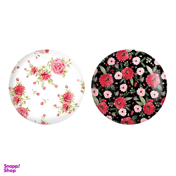 مگنت خندالو مدل گل کد 54665443 مجموعه 2 عددی