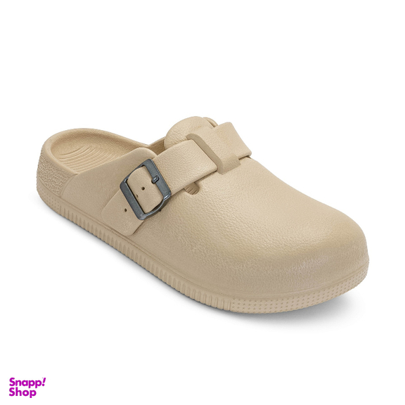 دمپایی زنانه شیما مدل وینتر کلاسیک رنگ خاکی