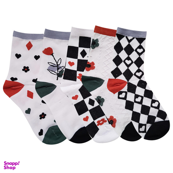 جوراب زنانه ماییلدا مدل 4200 بسته 5 عددی