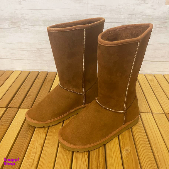 بوت زنانه طرح آگ کد 01 رنگ شتری