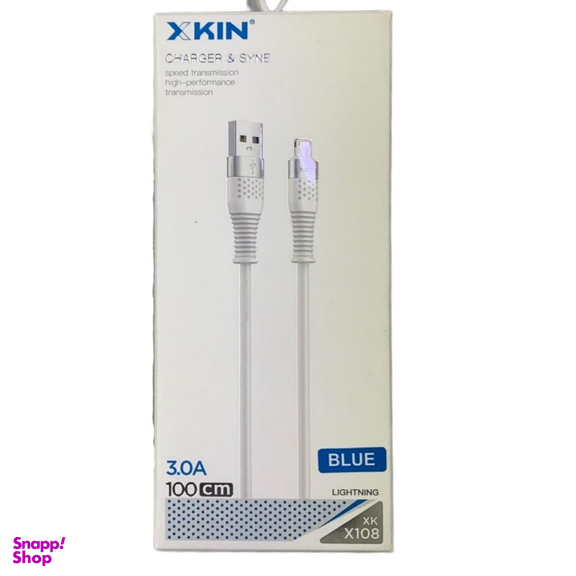 کابل دیتا USB به Lightning ایکس کین کد XK-X108 طول 1 متر