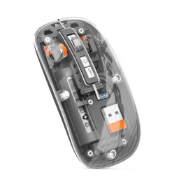 ماوس و کیبورد بی سیم گرین لاین مدل Transparent Duo