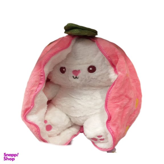 عروسک پولیشی مدل خرگوش سورپرایزی توت فرنگی سایز 25 سانتی متر