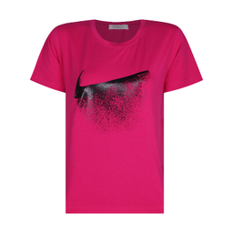 ست تیشرت و شلوار زنانه لوینت مدل نایکی کد 6403 رنگ سرخابی