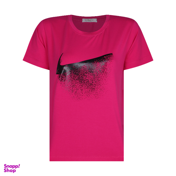 ست تیشرت و شلوار زنانه لوینت مدل نایکی کد 6403 رنگ سرخابی