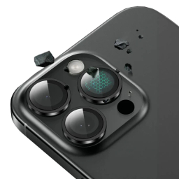 محافظ لنز دوربین گوشی موبایل گرین لاین مدل GNCMHDP16PM مناسب اپل iPhone 16 Pro / 16 Pro Max