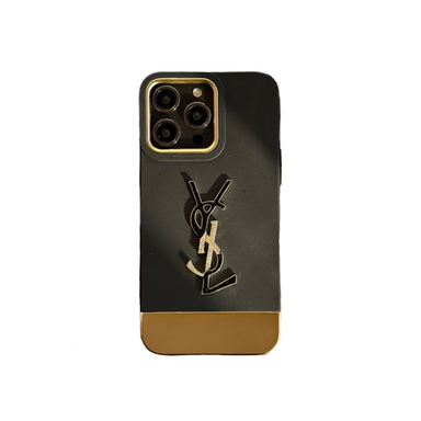 قاب گوشی موبایل مدل GOLD YSL کد Mc14 مناسب اپل iPhone 12 Pro به همراه آویز