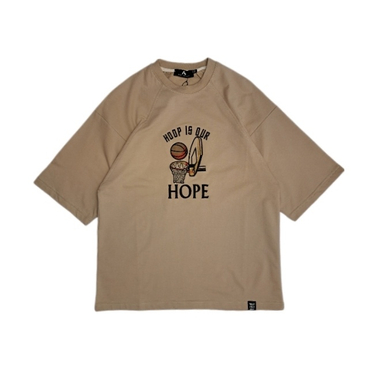 تیشرت مردانه طرح بسکتبالی کد kargadan mw30 رنگ بژ