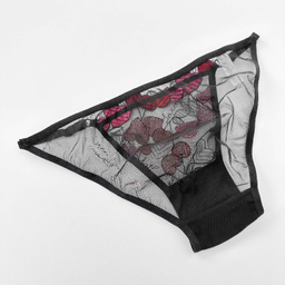 ست شورت و سوتین زنانه نوشه پوش کد 88807 رنگ مشکی قرمز