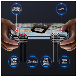 دسته بازی شش انگشتی گوشی موبایل مدل M01 مناسب PUBG و Call of Duty