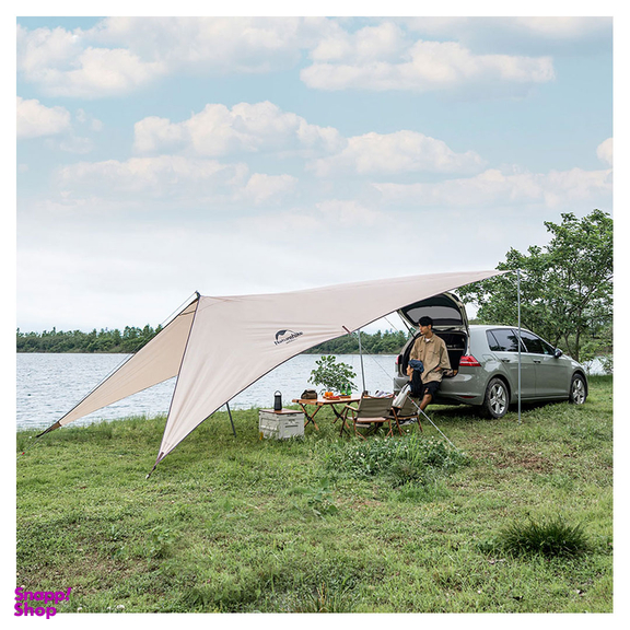 سایه بان پشت خودرو نیچرهایک مدل GABLED CAR TRIAL TRAP کد NH21TM001