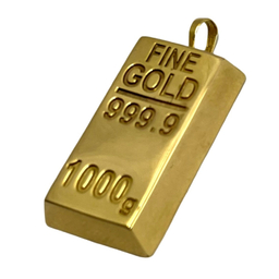 پلاک گردنبند طلا 18 عیار زنانه الوند گلد مدل شمش کد 73530