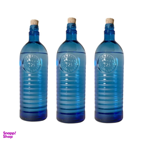 بطری آب طرح ایتالیایی مدل خورشیدی گنجایش 1 لیتر بسته 3 عددی