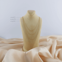 زنجیر طلا 18 عیار زنانه مدل فلامینگو کد 50