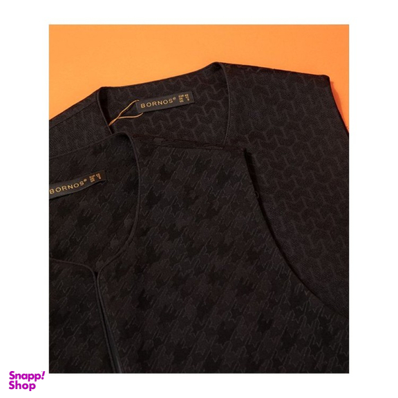 جلیقه رسمی زنانه برنس کد 70101 رنگ مشکی مات