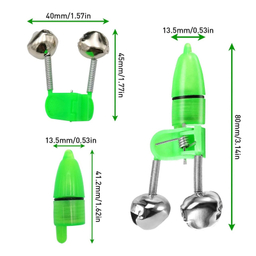 زنگوله ماهیگیری برکلی مدل چراغ دار بسته 3 عددی