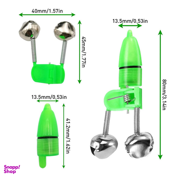 زنگوله ماهیگیری برکلی مدل چراغ دار بسته 3 عددی