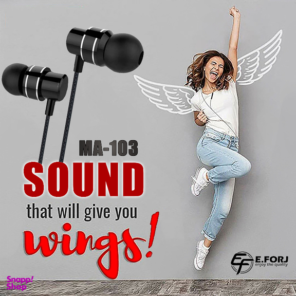 هندزفری باسیم ایفورج مدل MA-103 طول 1.2 متر