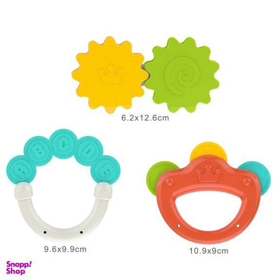 جغجغه و داندان گیر هانگر کد he0151 بسته 6 عددی