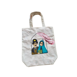 ساک خرید طرح زوج قجری