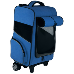 کوله پشتی حمل گربه و سگ مدل ترولی کد 021