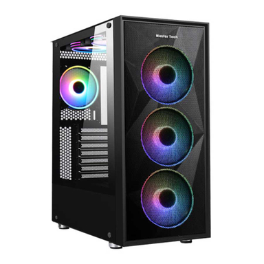 کیس کامپیوتر مخصوص بازی مستر تک مدل Hunter X Gaming Black